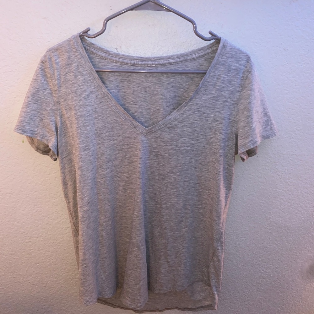 lululemon Gray V neck